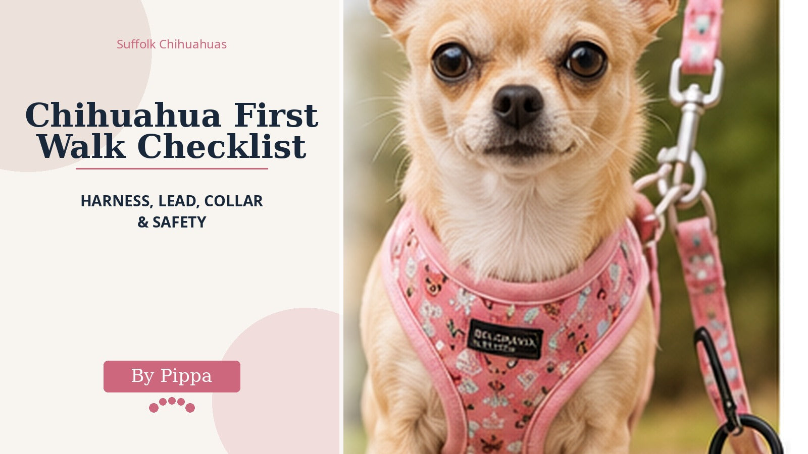 What Does a Chihuahua Need for Their First Walk?