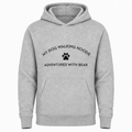 Embroidered Dog walking hoodie woman’s