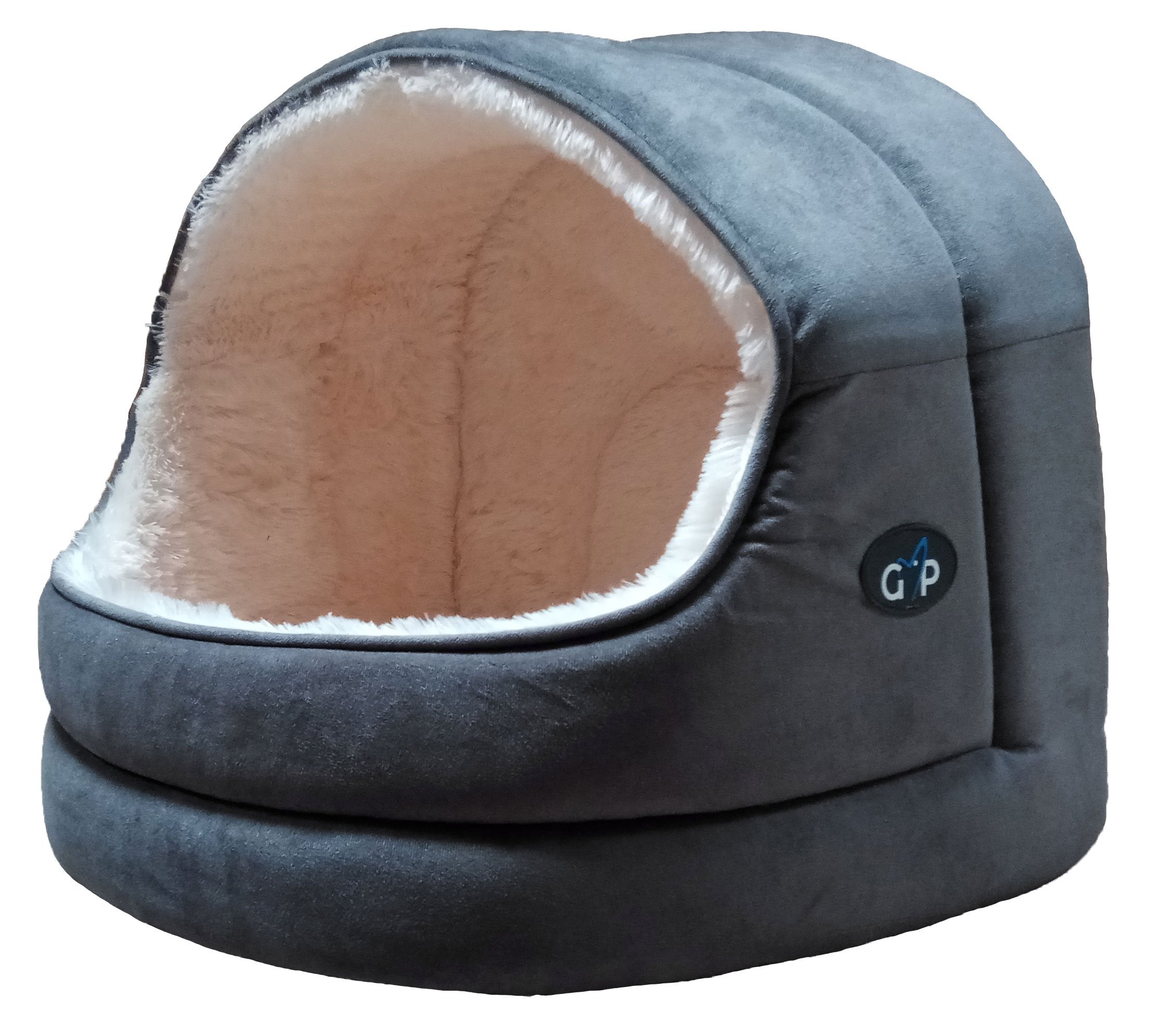 Gor Pets Nordic Hooded Bed - Small - Grey