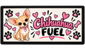 Chihuahua Fuel Dog Bowl Mat – 44 × 25 cm