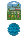 Gor Pets Sustain Rubba Shark Ball - Medium (6.5cm) - Blue