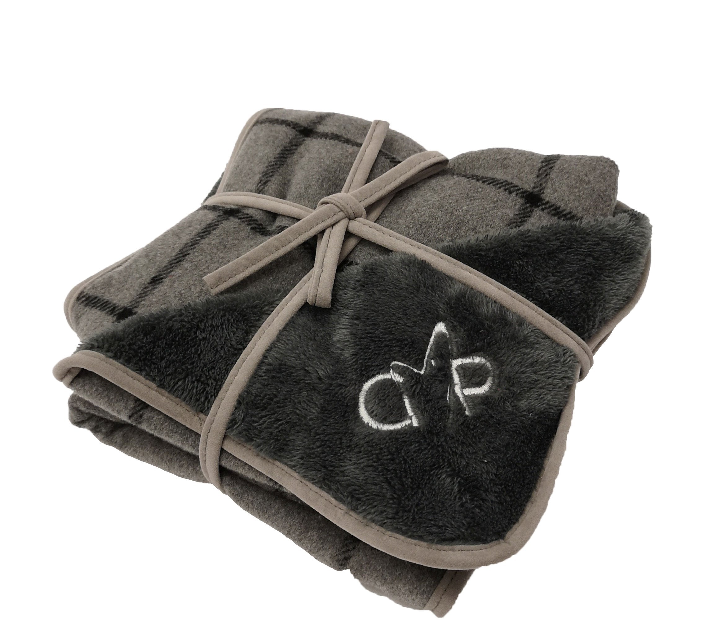 Gor Pets Camden Blanket - Medium (100x75cm) - Grey Check