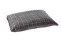 Gor Pets Premium Comfy Cushion Grey Check - Medium - Grey