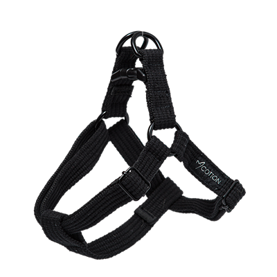 Gor Pets Cotton Harness - Small (1.5cm) - Black