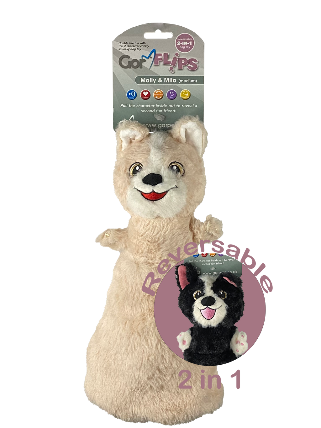 Gor Pets Flips Molly & Milo - Medium (30cm)