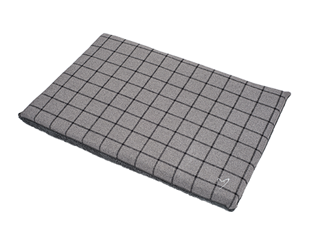 Gor Pets Camden Comfy Mat - Medium (61x91x5cm) - Grey Check
