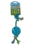 Gor Pets Sustain Rubba Air Rope Ball - Medium (6.5cm) - Blue