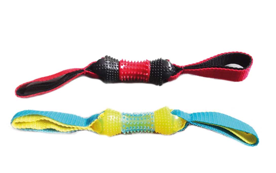 Gor Pets Flex Tough Tug 27cm Blue/Red - Blue/Red