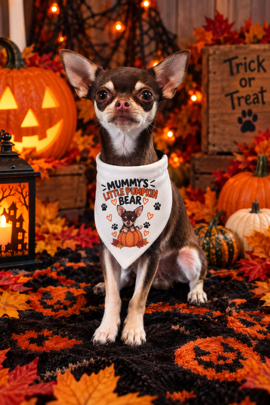 Personalised Dog Bandana – Halloween