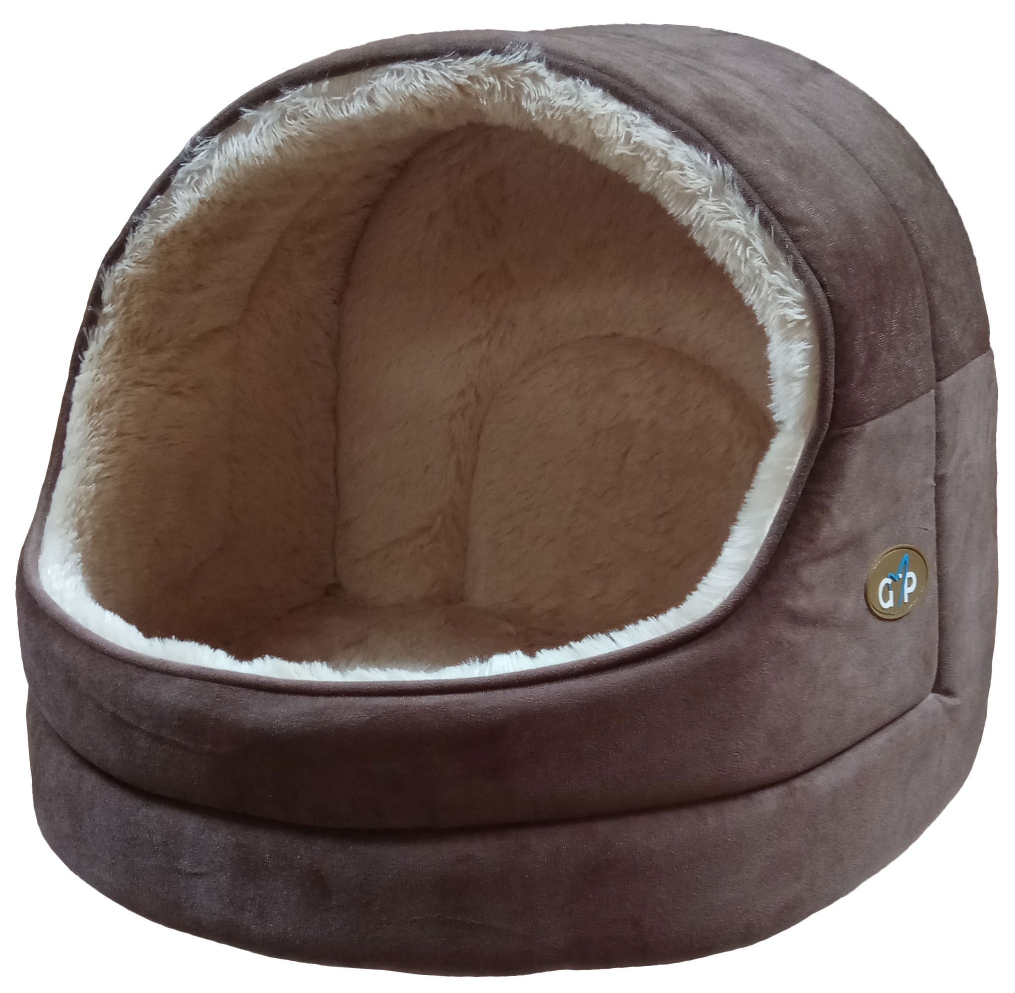 Gor Pets Nordic Hooded Bed - Small - Brown