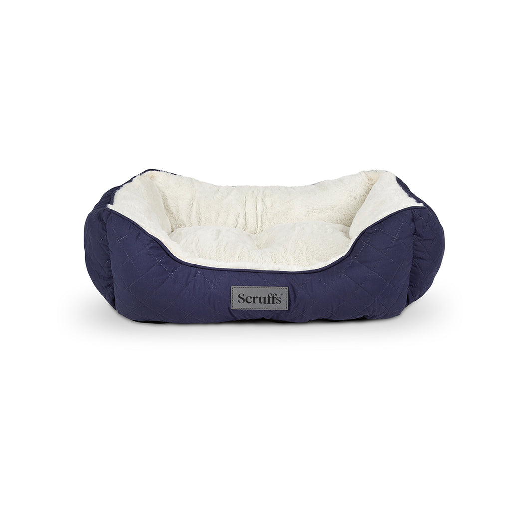 Wilton Box Bed - Navy Blue- Small (50 x 40cm / 19.5" x 16")