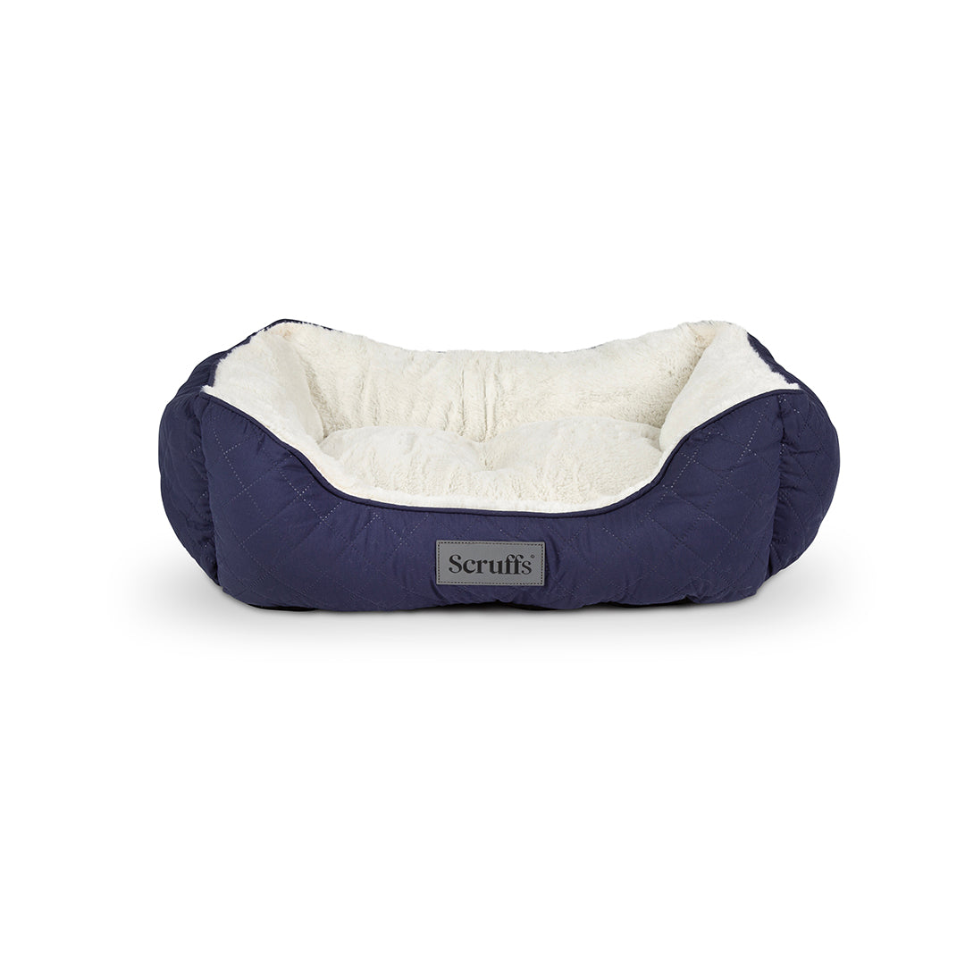 Wilton Box Bed - Navy Blue- Small (50 x 40cm / 19.5" x 16")