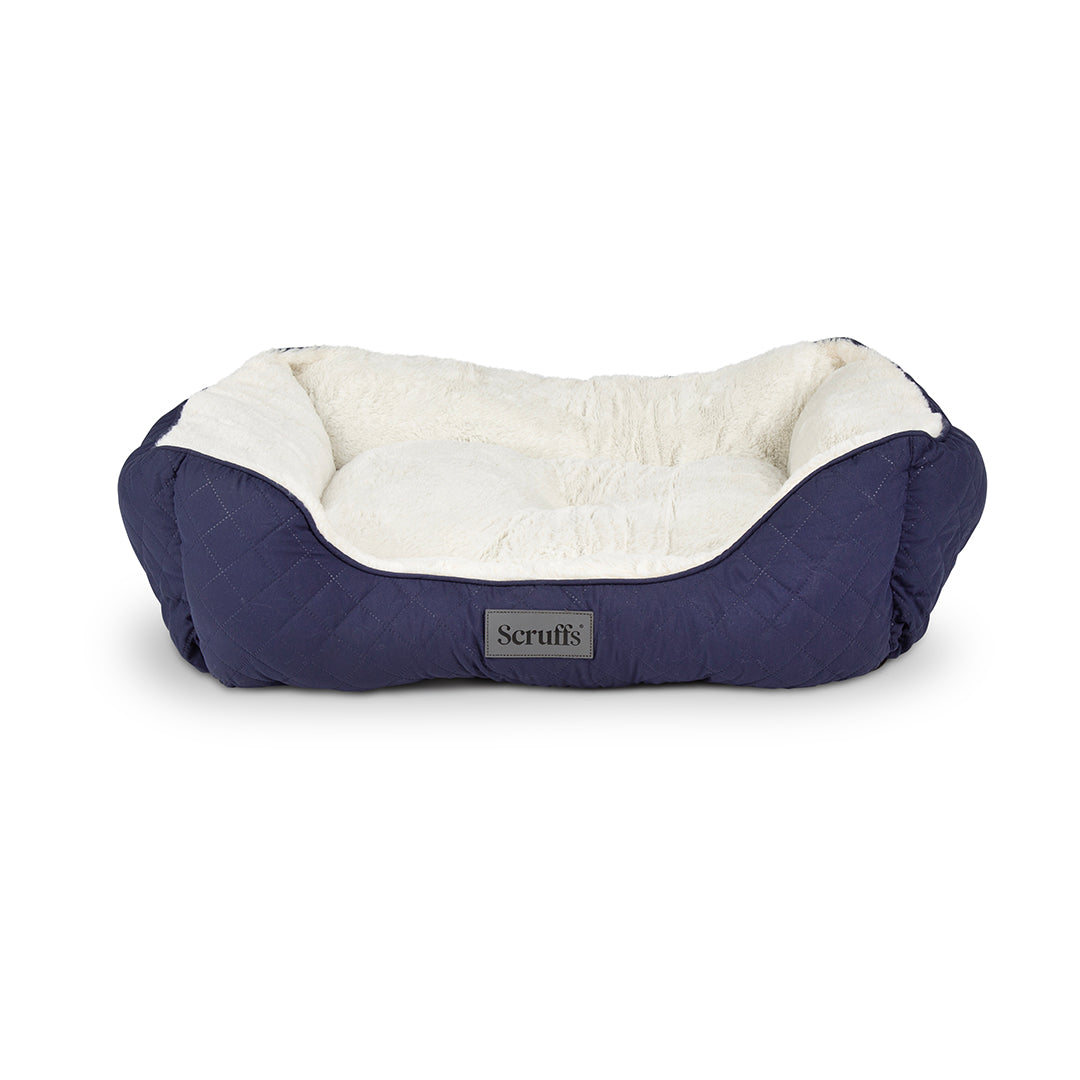 Wilton Box Bed - Navy Blue- Large (75 x 60cm / 29.5" x 24")