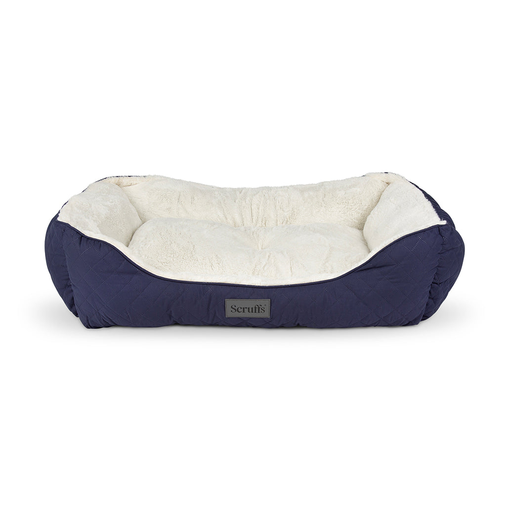 Wilton Box Bed - Navy Blue- X-Large (90 x 70cm / 36" x 27.5")