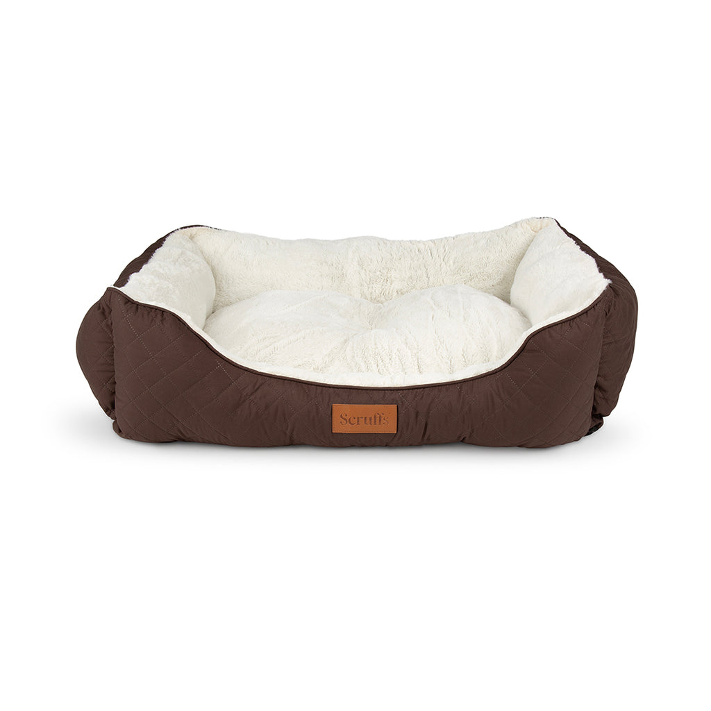 Wilton Box Bed - Chocolate Brown- Large (75 x 60cm / 29.5" x 24")