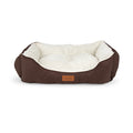 Wilton Box Bed - Chocolate Brown- Large (75 x 60cm / 29.5" x 24")