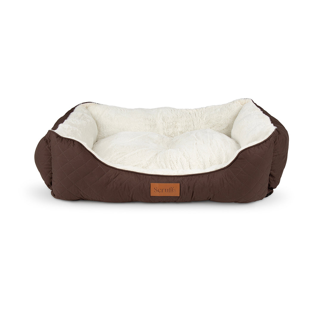 Wilton Box Bed - Chocolate Brown- Large (75 x 60cm / 29.5" x 24")