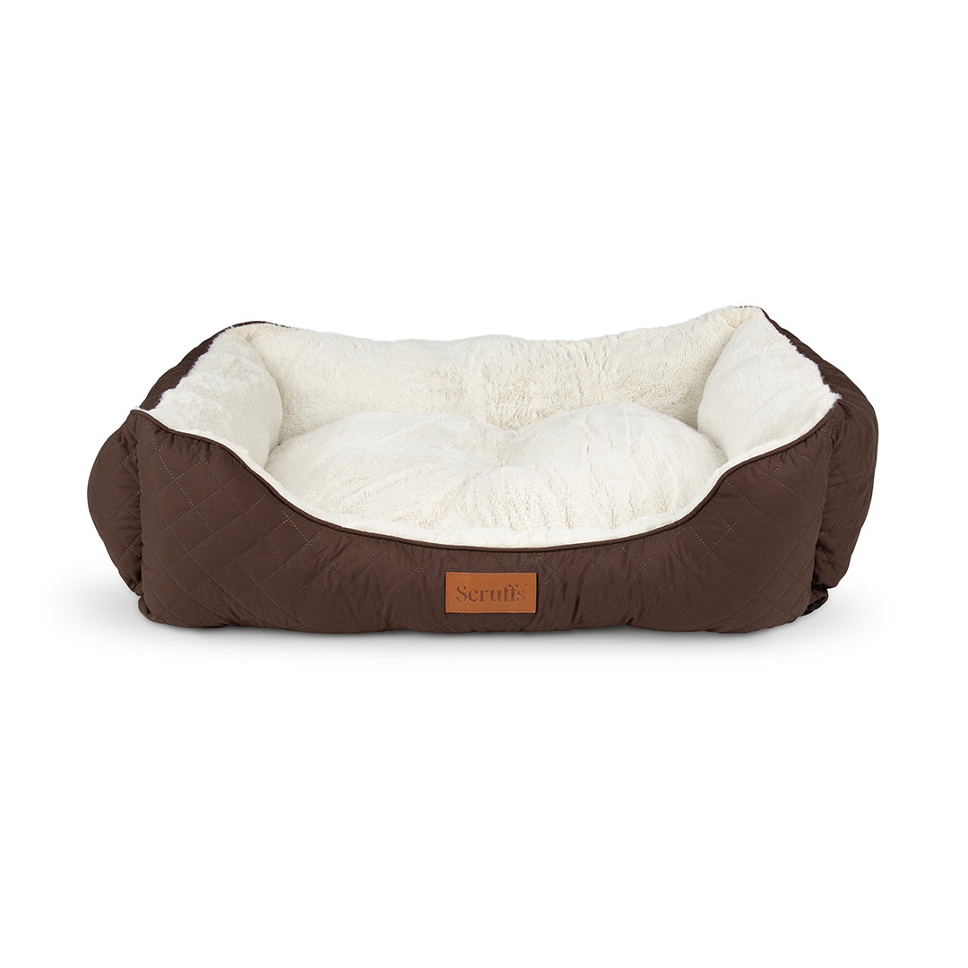 Wilton Box Bed - Chocolate Brown- X-Large (90 x 70cm / 36" x 27.5")