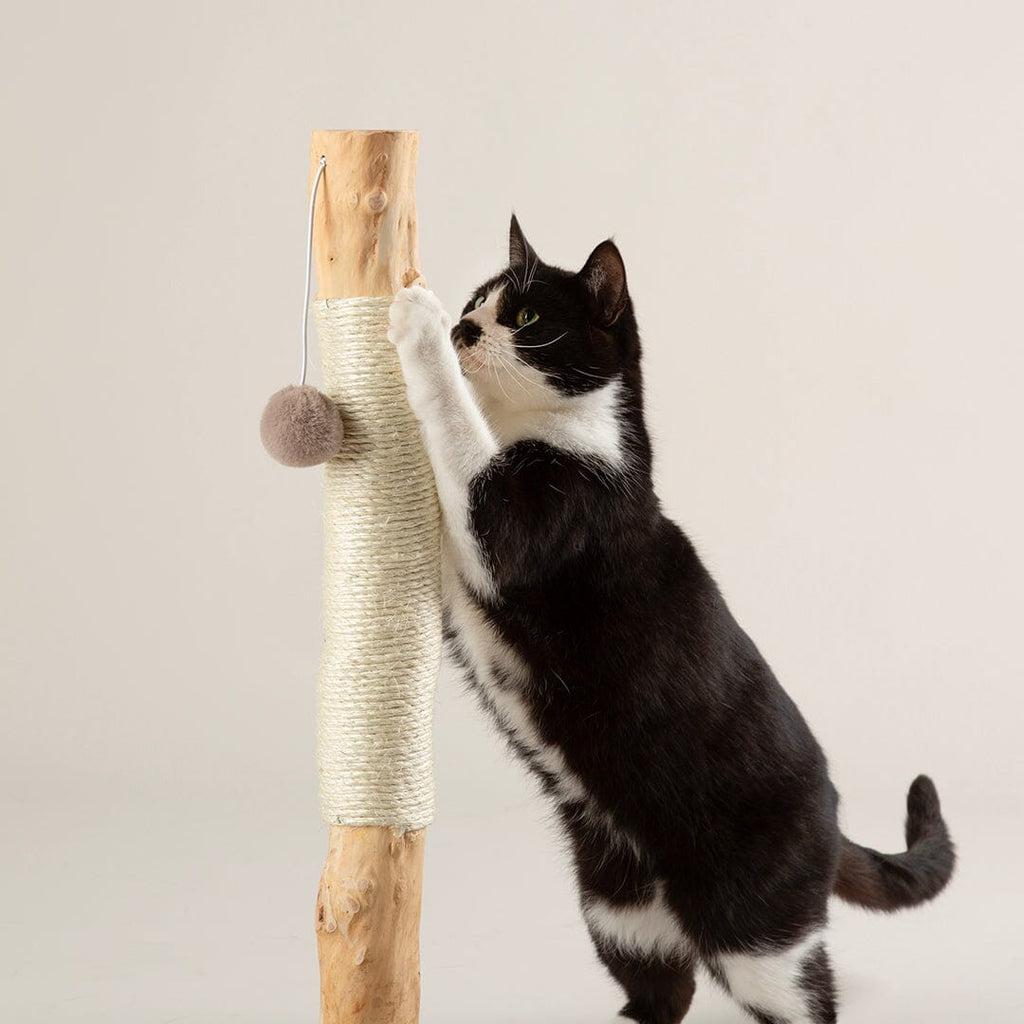 Alpine Rockies Cat Scratching Post - Cream