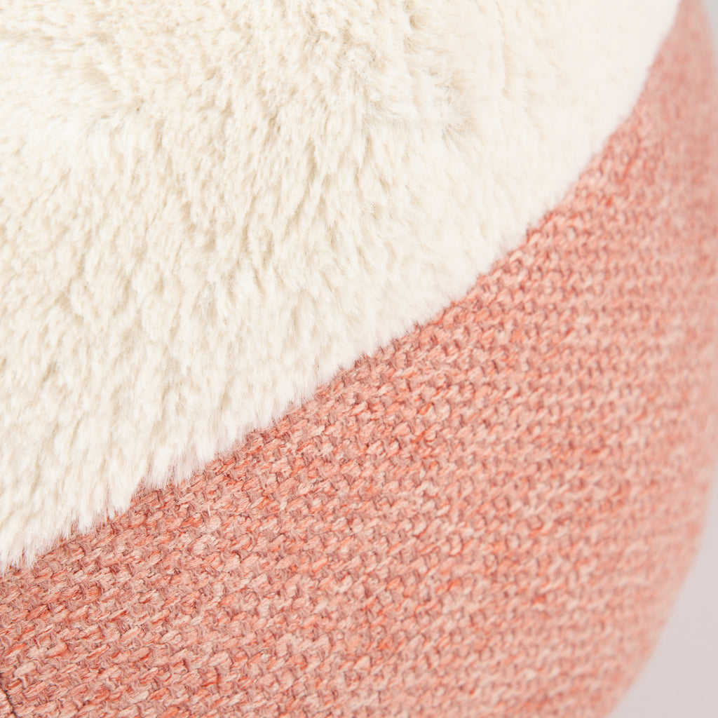 Seattle Sanctuary Deep Round Cat Bed - Coral Pink