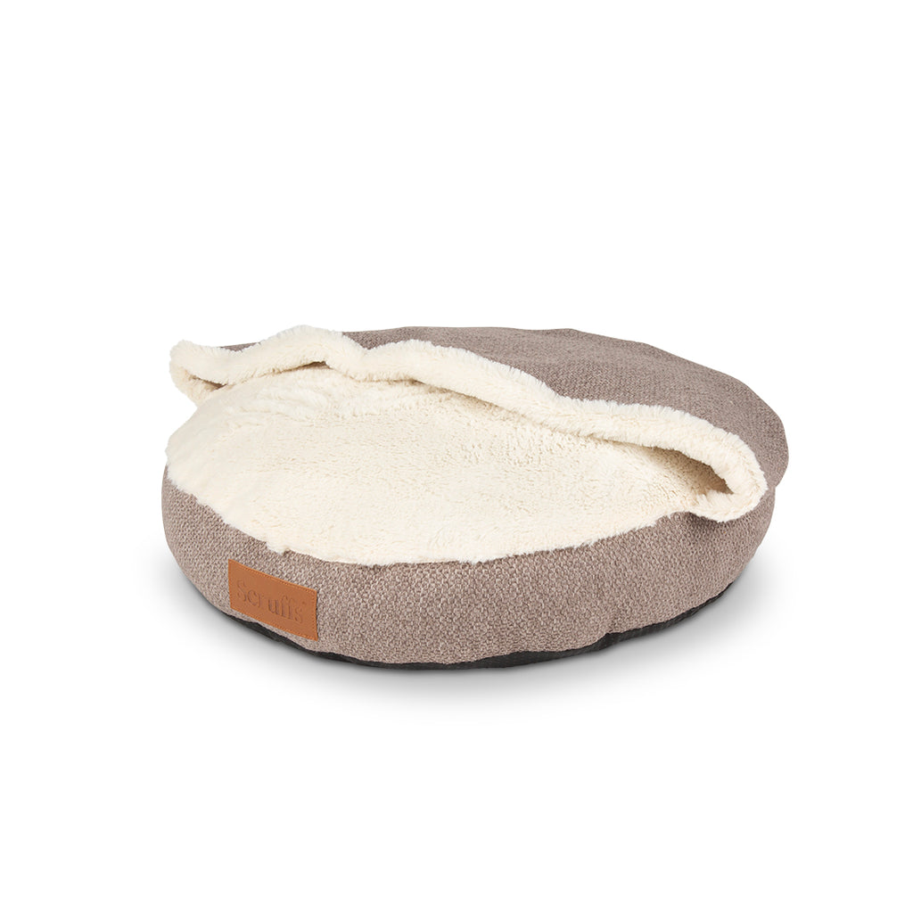 Seattle Burrow Cat Bed - Stone Grey- Default Title