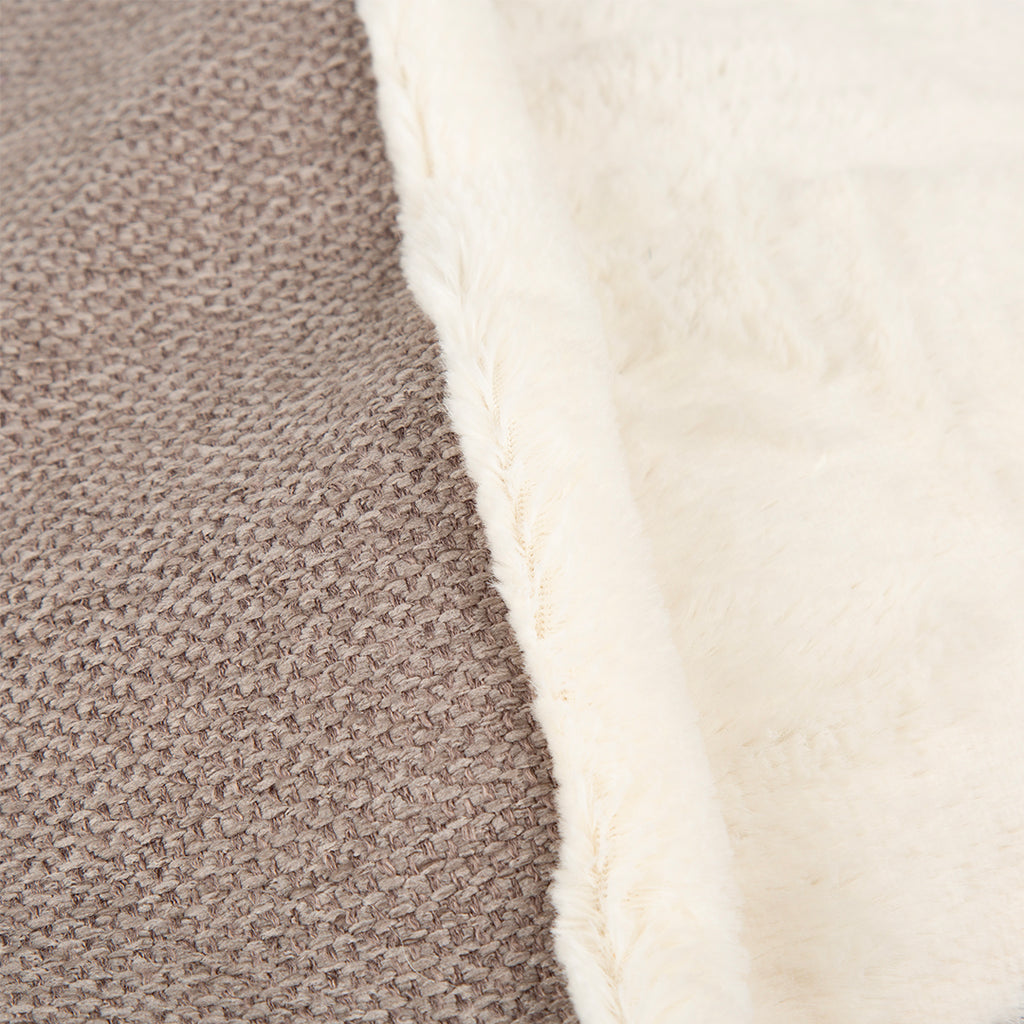 Seattle Burrow Cat Bed - Stone Grey