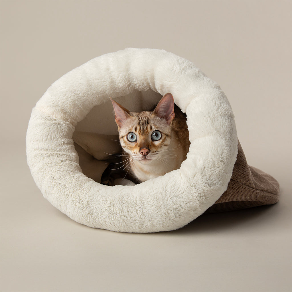 Seattle Crinkle Cat Sleeping Bag - Sienna Brown