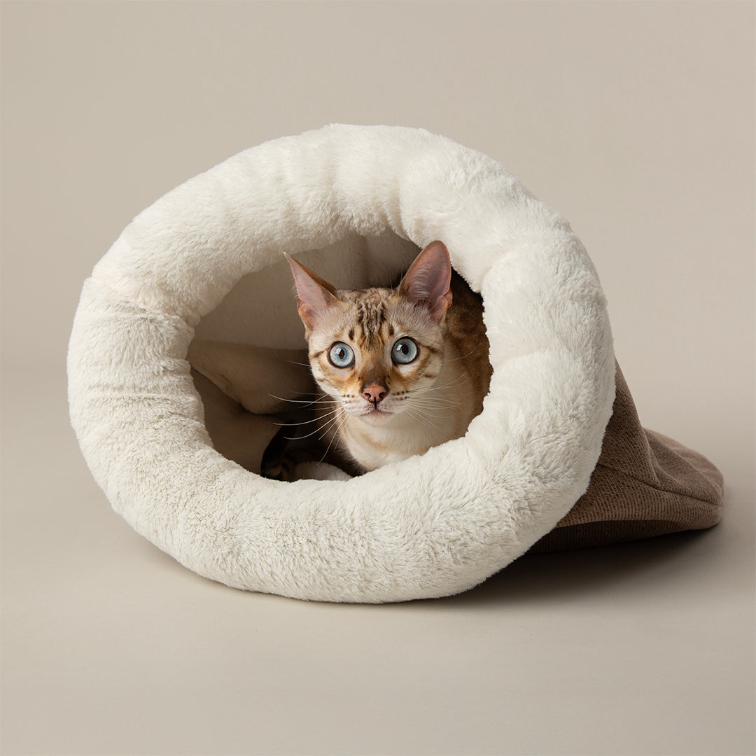 Seattle Crinkle Cat Sleeping Bag - Sienna Brown