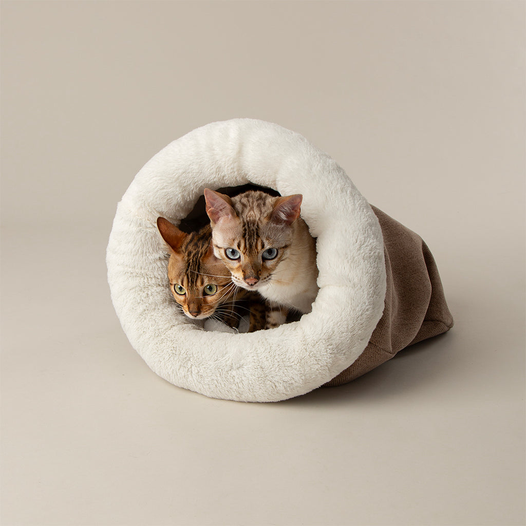 Seattle Crinkle Cat Sleeping Bag - Sienna Brown