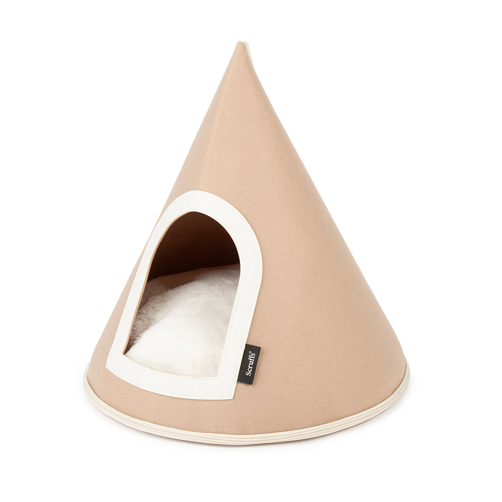 Scruffs Stockholm Felt Cone- One Size Tan