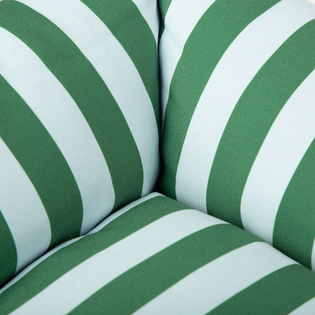 Amalfi Striped Box Bed - Green