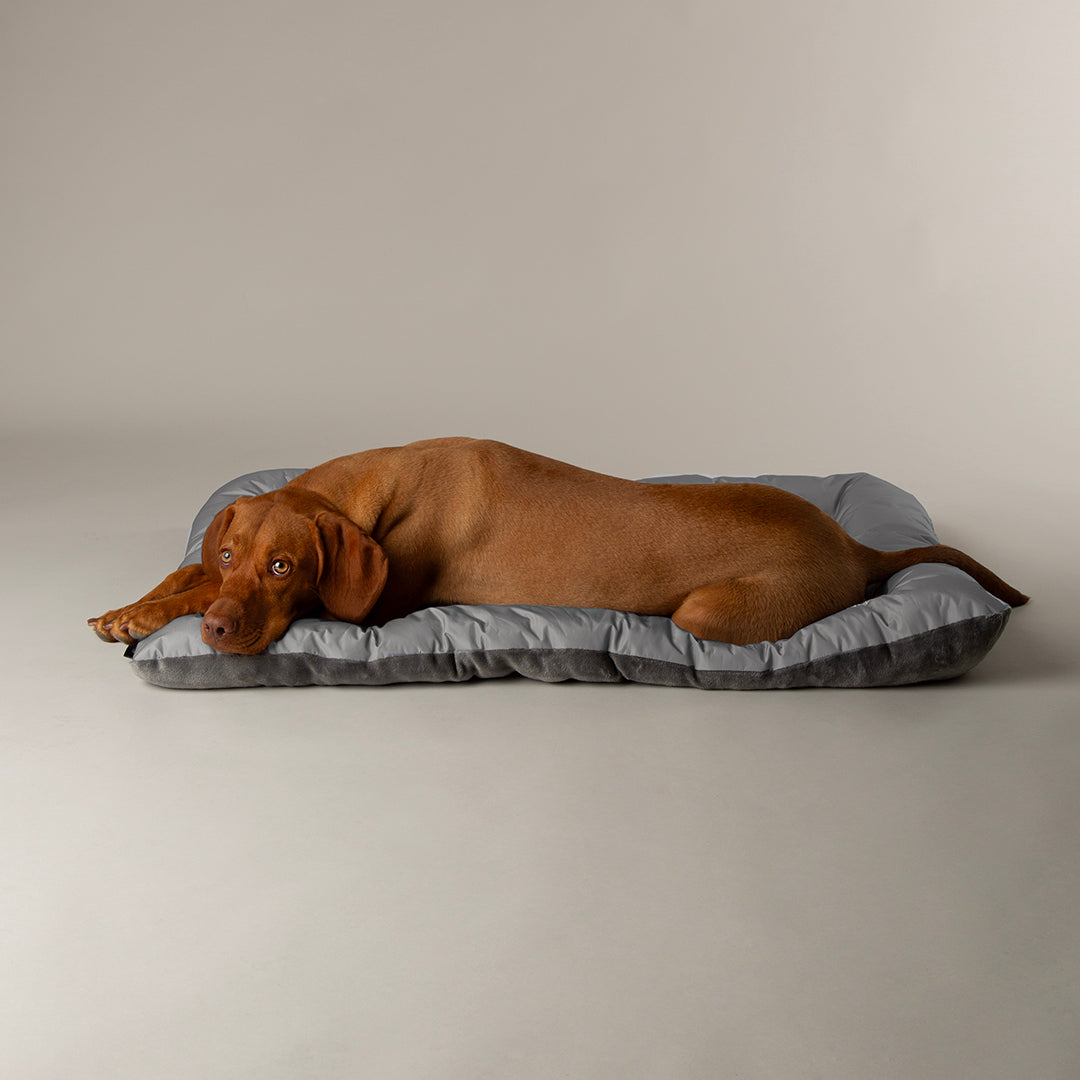 Expedition Reversible Water Resistant Crate Mat Mattress - Storm Grey
