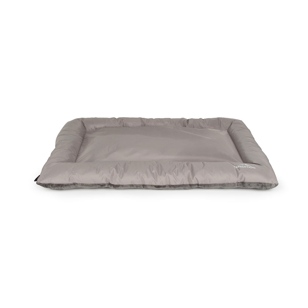 Expedition Reversible Water Resistant Crate Mat Mattress - Storm Grey- Large (105 x 70cm / 41" x 27.5")