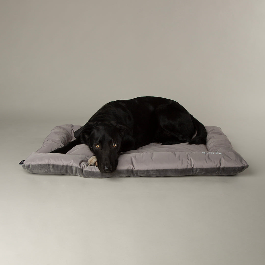 Expedition Reversible Water Resistant Crate Mat Mattress - Storm Grey
