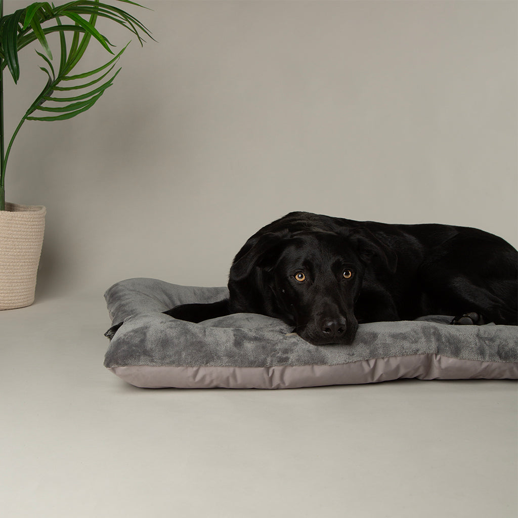 Expedition Reversible Water Resistant Crate Mat Mattress - Storm Grey