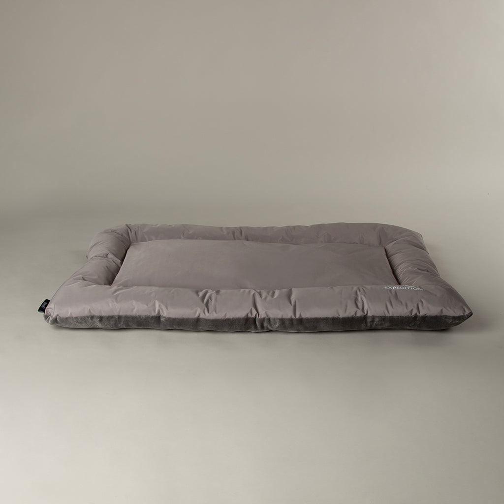Expedition Reversible Water Resistant Crate Mat Mattress - Storm Grey