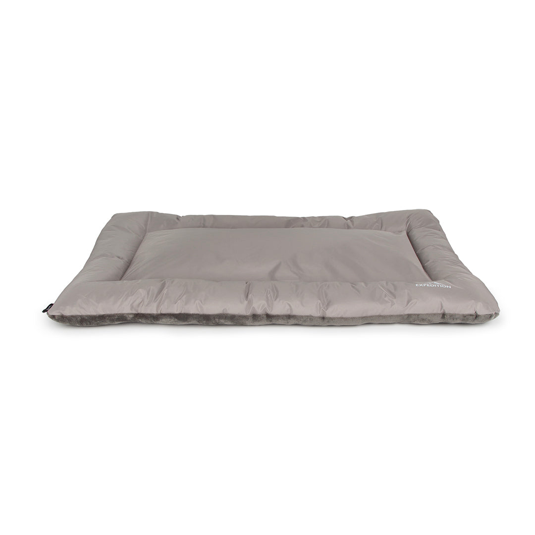 Expedition Reversible Water Resistant Crate Mat Mattress - Storm Grey- X-Large (120 x 75cm / 47" x 29.5")