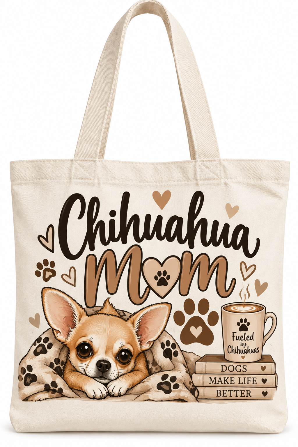 Chihuahua Mom Tote Bag