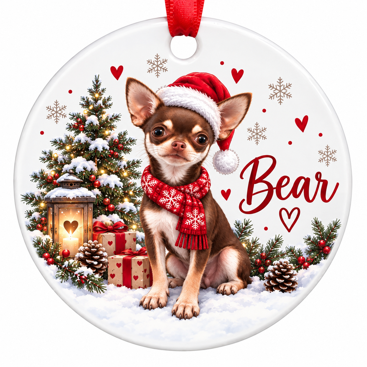 Personalised Pet Christmas Ornament