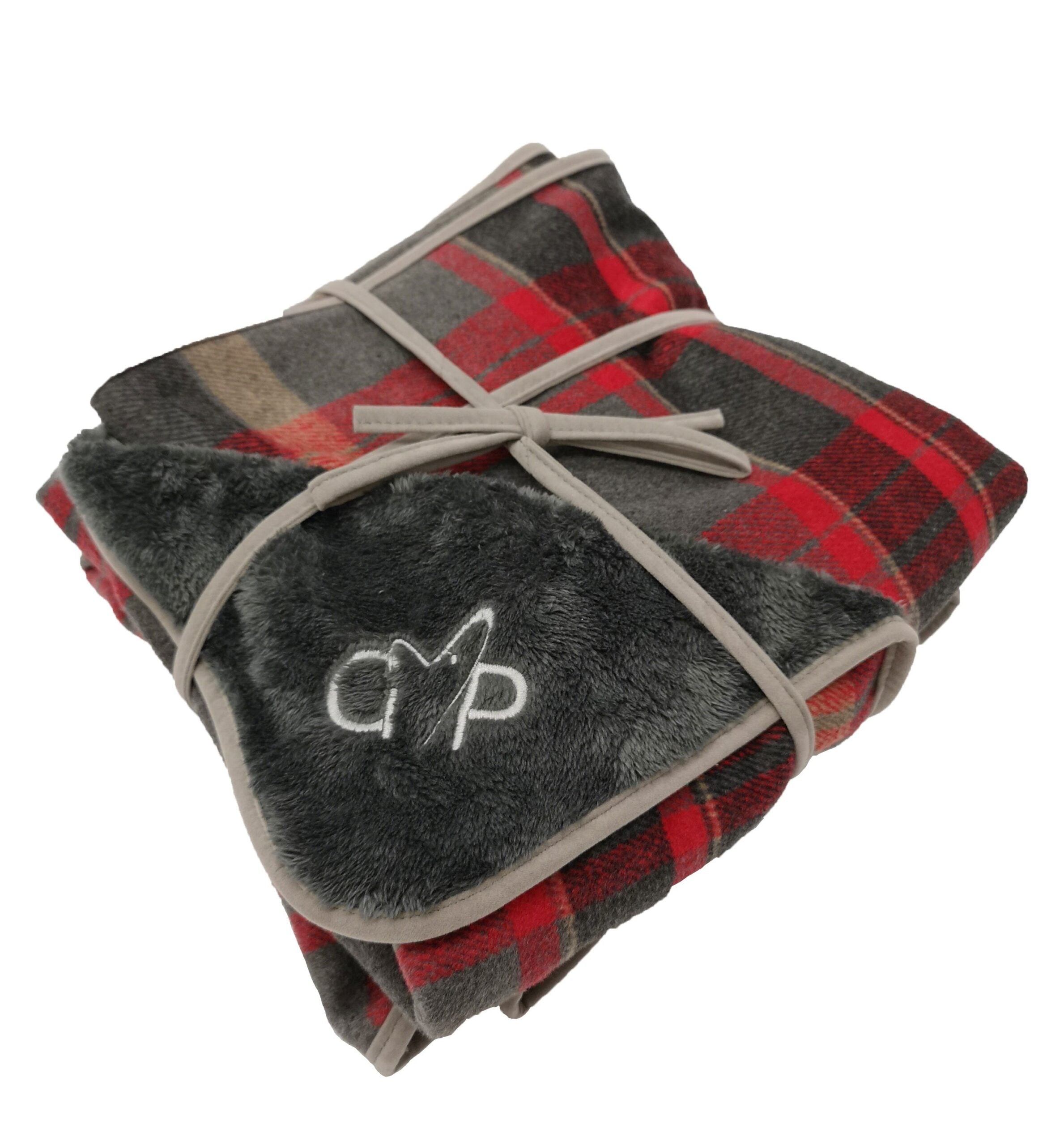 Gor Pets Camden Blanket - Medium (100x75cm) - Red Check