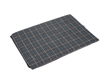 Gor Pets Premium Comfy Mat Grey Check - Medium (61x91x5cm) - Grey