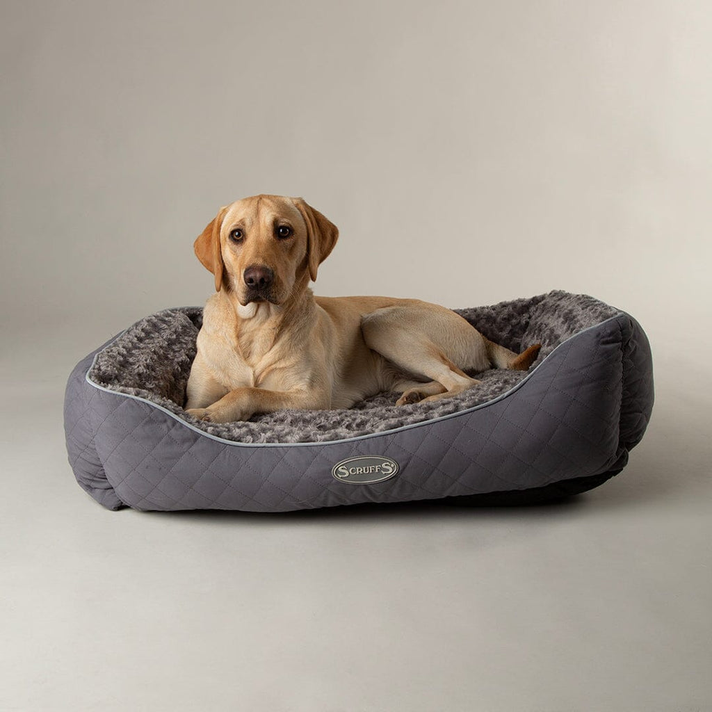 Scruffs® Wilton Box Dog Bed Grey