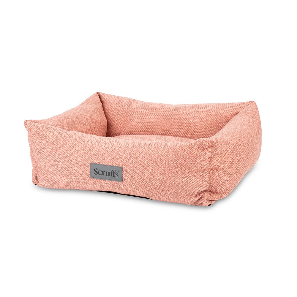 scruffs-seattle-box-bed-coral-pink- Medium (60cm x 50cm/24" x 19.5")