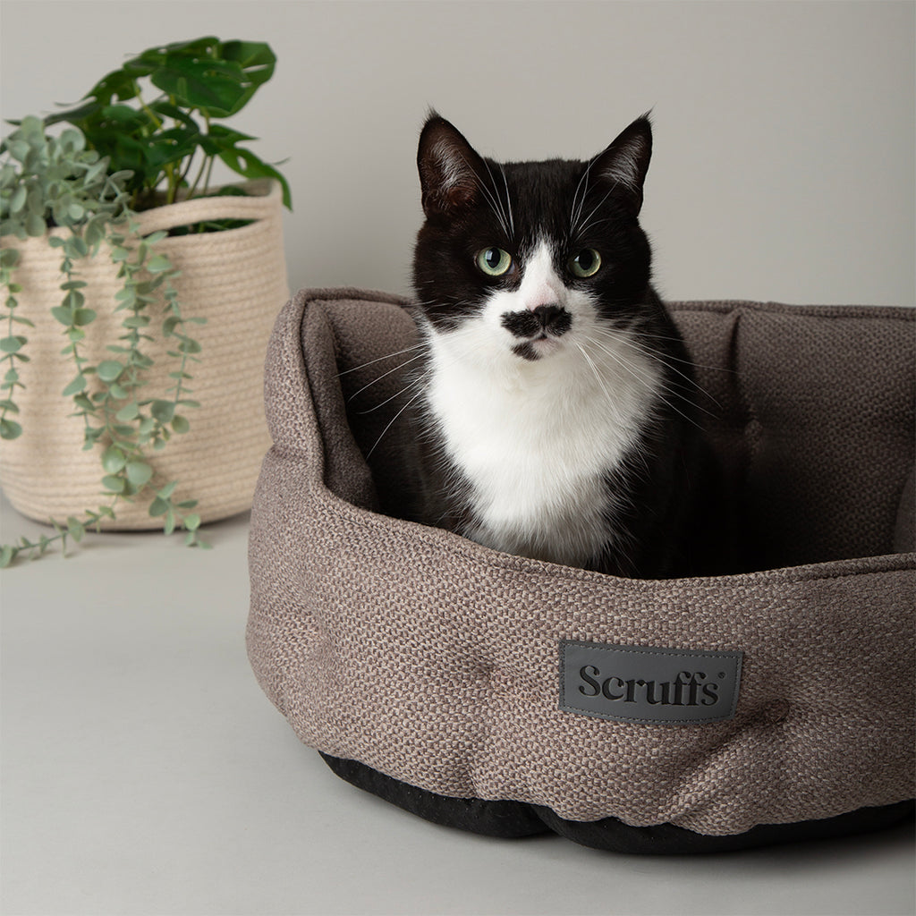 Seattle Cat Bed - Stone Grey