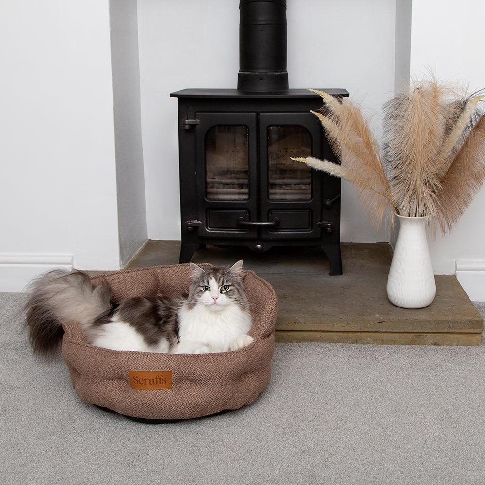 Seattle Cat Bed - Sienna Brown