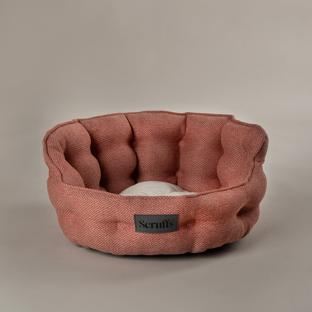 Seattle Cat Bed - Coral Pink