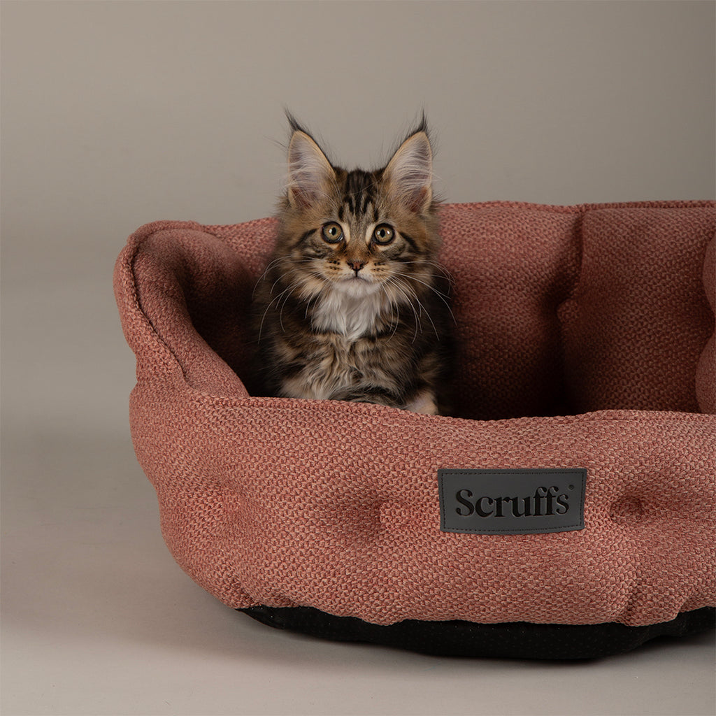 Seattle Cat Bed - Coral Pink