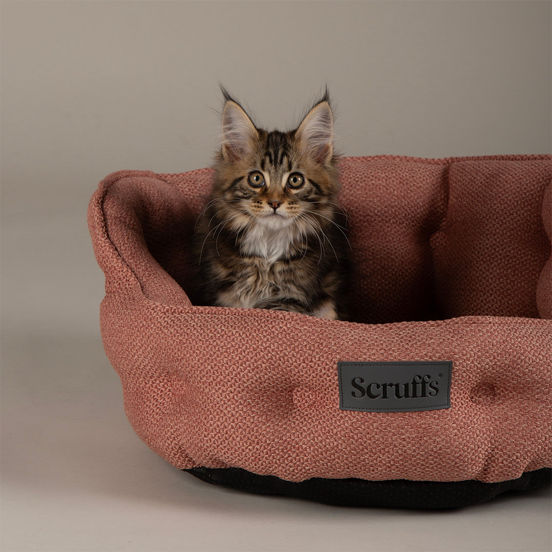 Seattle Cat Bed - Coral Pink