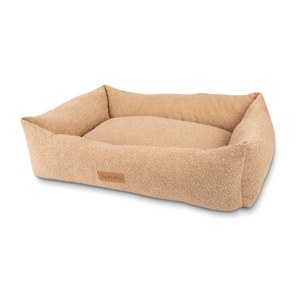 Scruffs Boucle Box Bed- Medium Ivory