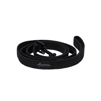 Gor Pets Cotton Leash - Small (1.5cm x 140cm) - Black